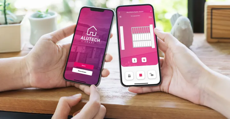 Умный привод для откатных ворот ALUTECH Roteo RTO-1000MKIT-Sm + рейка ROA8 (5 шт.)