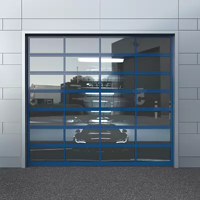 Панорамные ворота для автомойки серии AluTrend Панорамные ворота для автомойки серии AluTrend